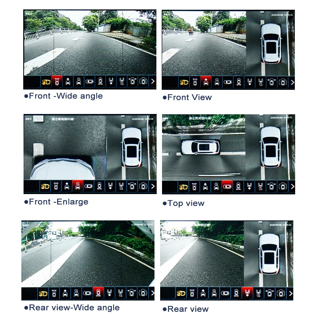 Smartour Новая супер система наблюдения за птицей AHD 3D 360 объемного вида с 4 ручками