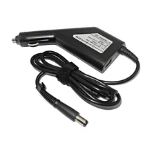 Laptop Car Charger 18.5V 3.5A 65W USB Port for HP EliteBook 2560p 2530p 2730p 6930p 8730w 8530p 8530w Dc Adapter