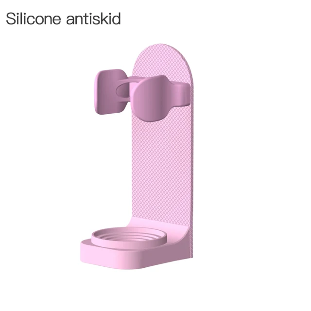 Electric Toothbrush Holder For home Wall Mounted Save Space Keep Dry Stop Mildew Toothbrush Holder new Universal Non-slip Style Pink