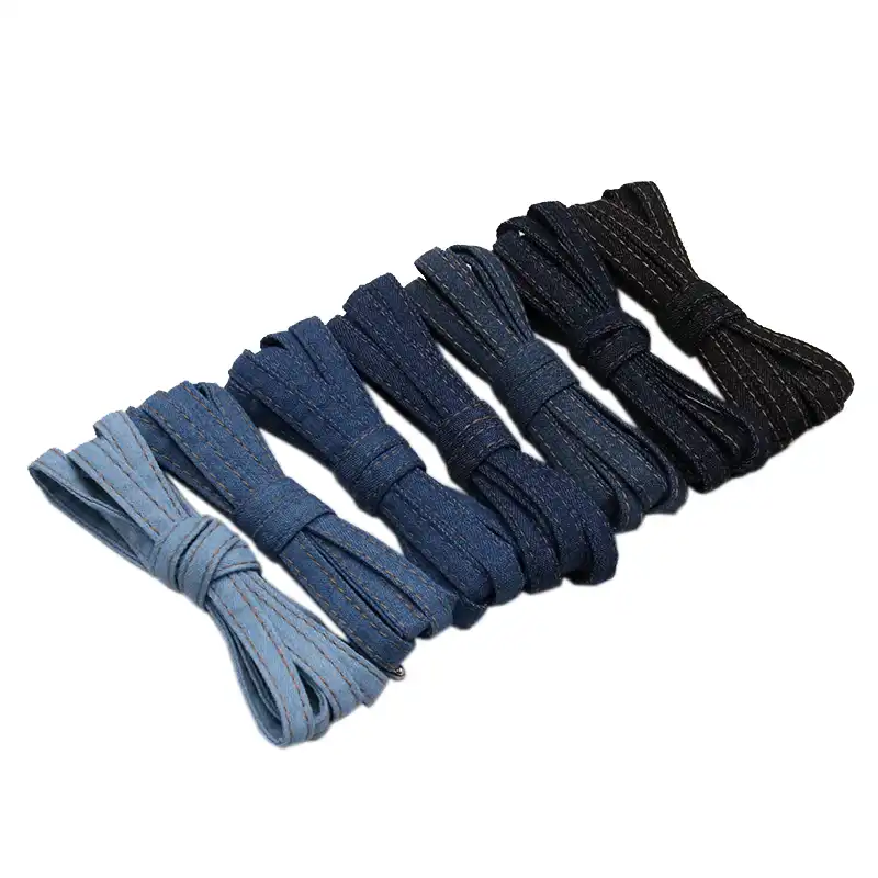 denim shoe laces