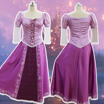 

The Princess Tangled Rapunzel lovely Fancy Dress Cosplay Costume Christmas Adult boy girl Suit Jumpsuits Rompers costume