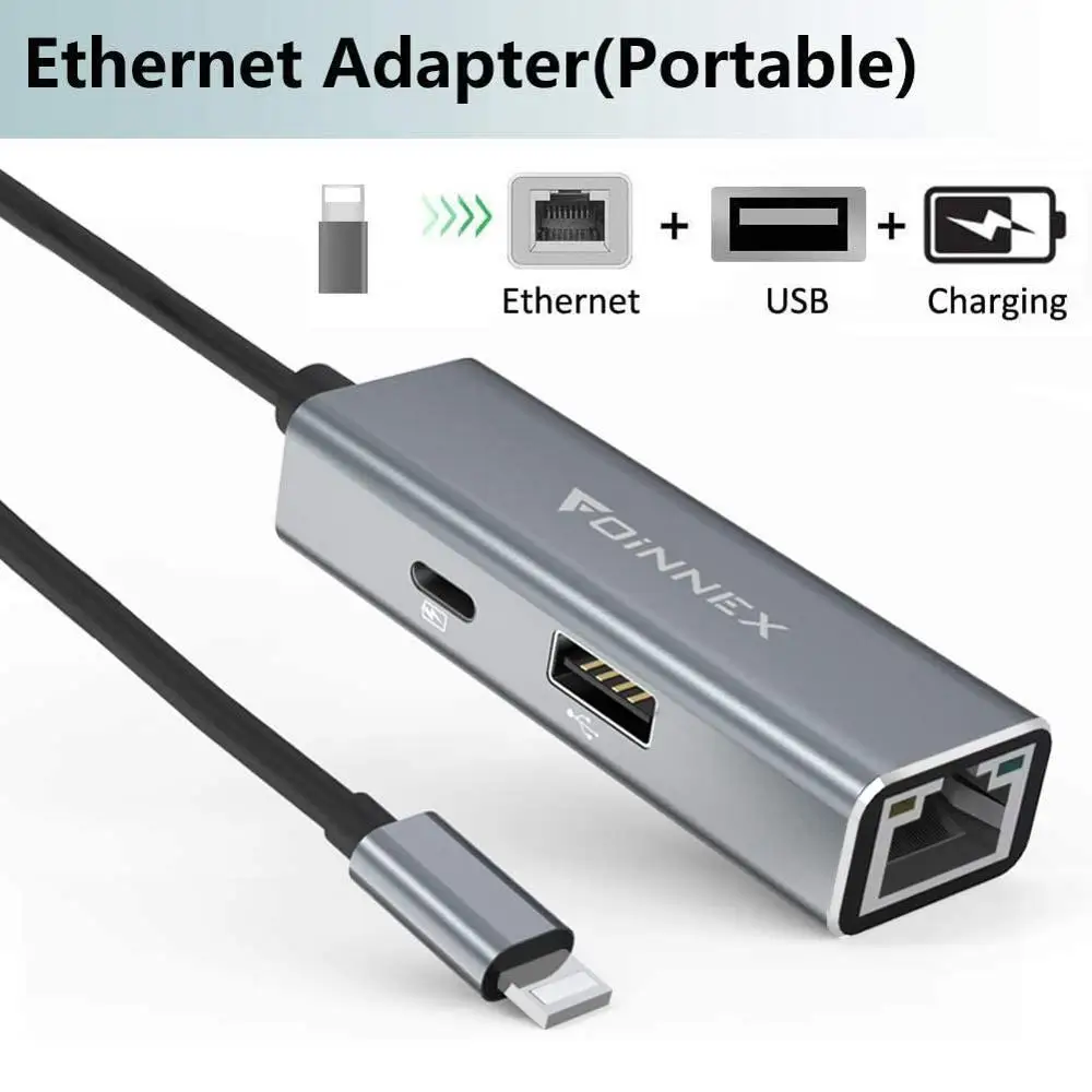 Rj45 Ethernet Adapter Iphone Usb Ethernet Iphone To Ethernet