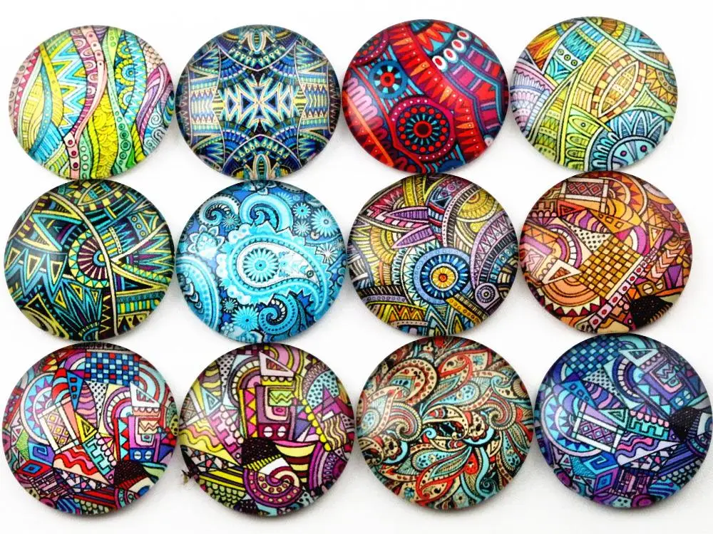 

Hot Sale 10pcs 25mm Mixed Handmade Photo Glass Cabochons (I7-14)