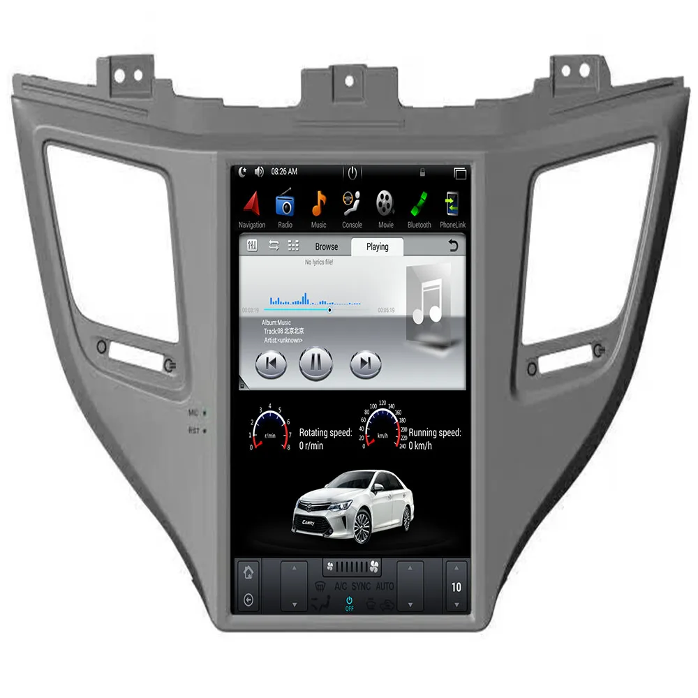 Tesla ips Экран Android 9,0 7,1 автомобиля нет компакт-дисков DVD плеер радио gps навигации для hyundai Tucson 19 головное устройство