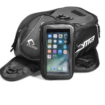 

Motorcycle Fuel Tank Bag Multi-functional Outdoor Riding Shoulder Pouch With Removable Mobile Phone Navigation Package