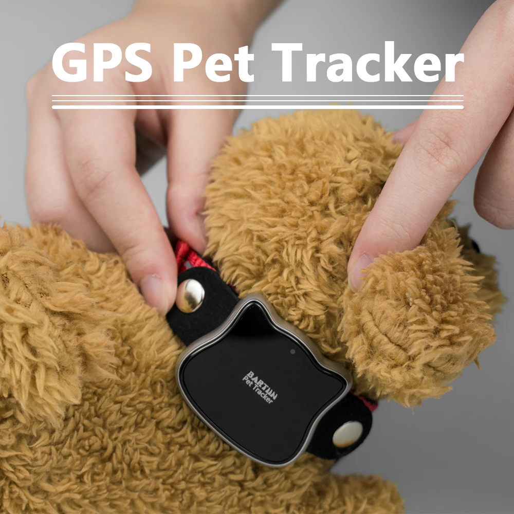 Мини трекер для кошек GPS домашних животных GSM GPRS локатор геозонирование в