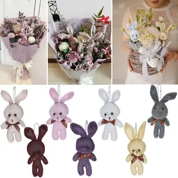 

1pcs DIY Pendant Stuffed Toys for BIrthday GIft Cute Cartoon Rabbit Doll DIY Valentine Wedding Gifts Pendant Stuffed Toys
