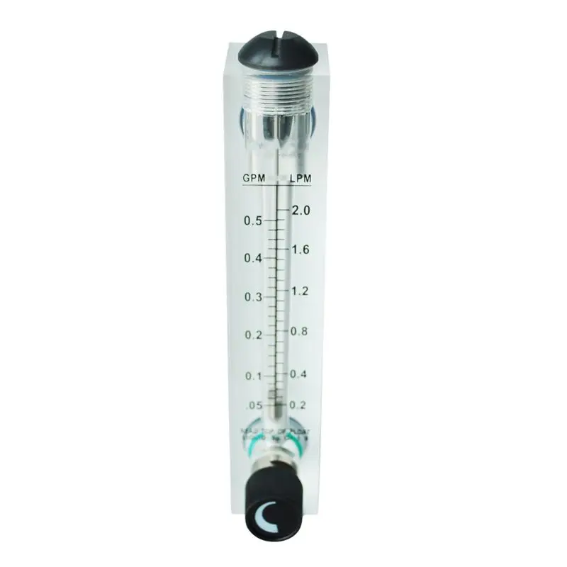 

ELEG- 1/2" PT Thread 0.05-0.5GPM 0.2-2LMP Water Liquid Flow Meter Flowmeter