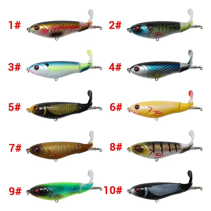 Whopper Plopper Topwater Lure  Whopper Plopper Fishing Lures - 1pcs Popper  Topwater - Aliexpress