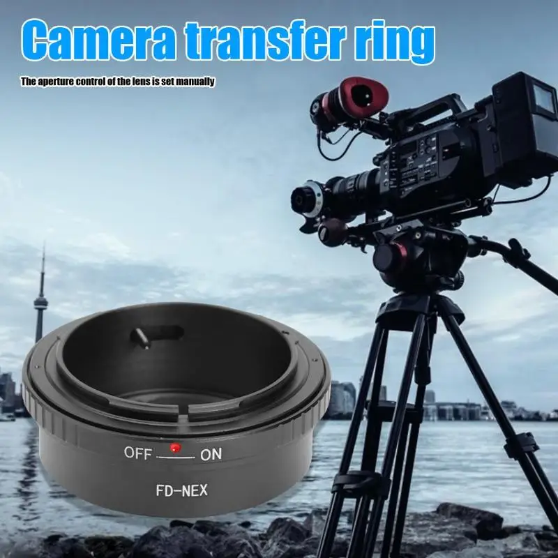 Высокое качество FD-NEX объектив камеры Адаптер для Canon FD объектив для sony NEX E камера с популяцией