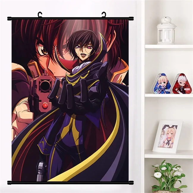 Аниме Code Geass Lelouch Lamperouge рыцарь семи c. Аниме настенные настенный плакат коллекция домашнего декора - Цвет: T