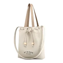 Простой художественный холщовый мешок в Корейском стиле, браслет из бисера в этническом стиле, легкая женская сумка на плечо/сумка на плечо Sc