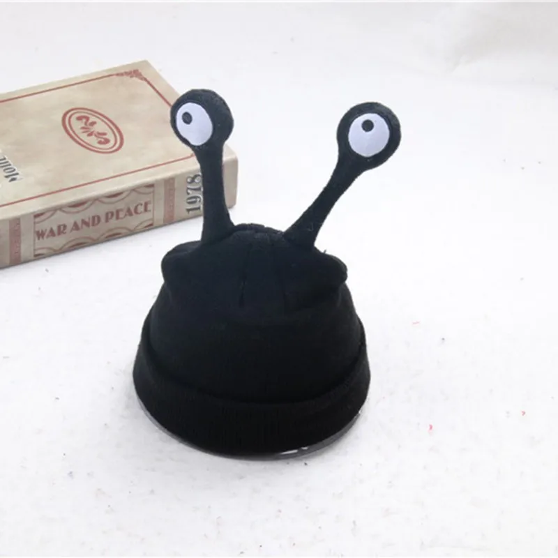 Нижнее белье с рисунком из мультфильма трусы теплые Шапки одежда для малышей шапочка, связанная крючком двумя усиками Детские шапочки