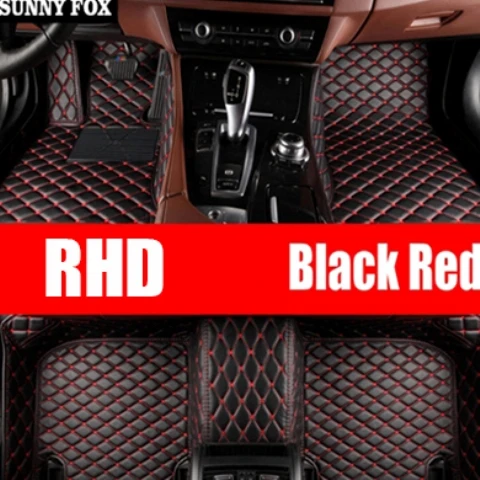 Правый руль/RHD для Lexus GS 200 т 250 300 350 430 450H 460 F Sport GS200T GS250 GS350 GS300 GS45OH ковер(2005 - Название цвета: Black Red