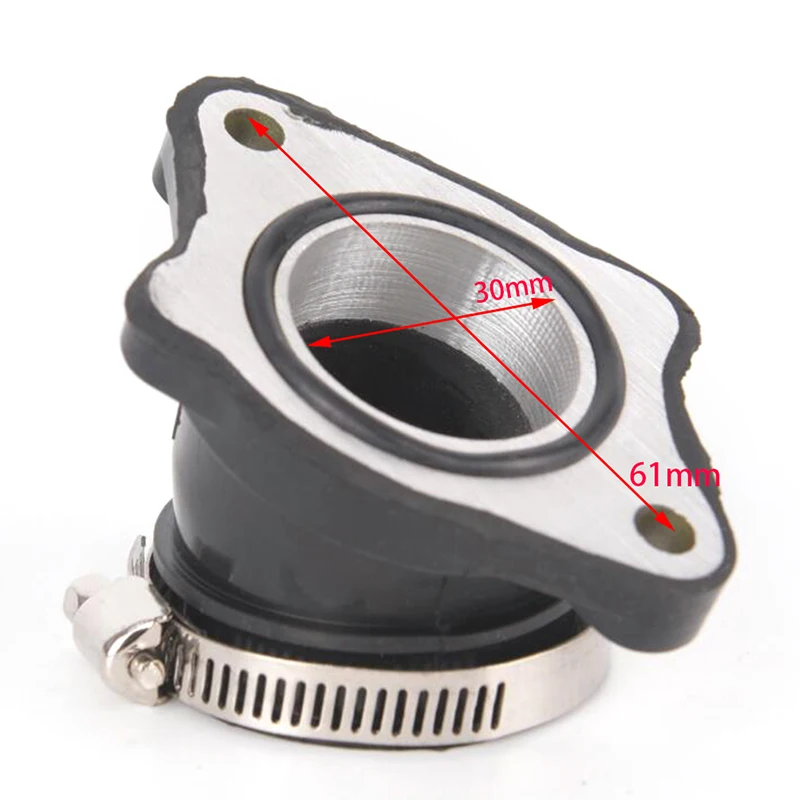 Motorcycle Intake Manifold Pipe Intake Manifold Pipe For CG 200-250cc ATV Dirt Bike Go Kart