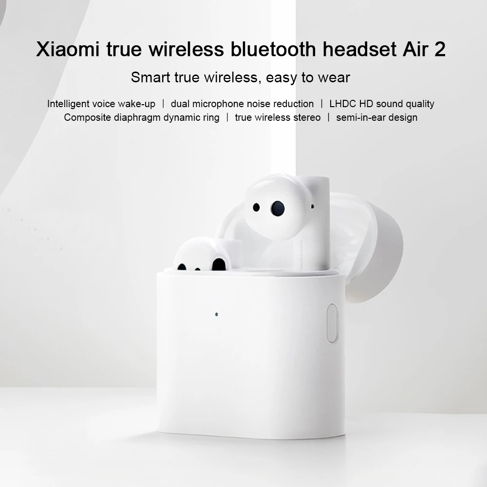 Xiaomi Airdots Pro 2 Air 2 TWS Bluetooth Headset 2 Mi True Wireless Earphone 2 Smart Voice Control LHDC Tap Control Dual MIC ENC