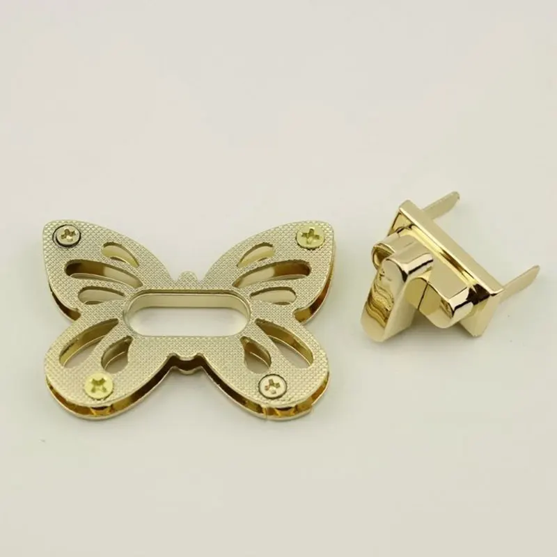 Simplelife Butterfly Twist Lock Clasp Purse DIY Accessories Bag Belt