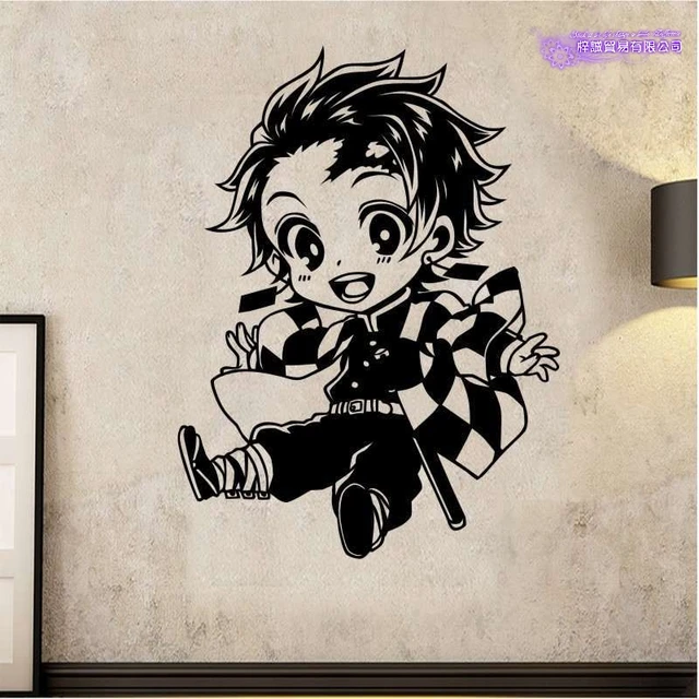 Demon Slayer Wall Decal Kimetsu no Yaiba Vinyl Wall Stickers Decal Decor  Home Decoration Anime Car Sticker - AliExpress