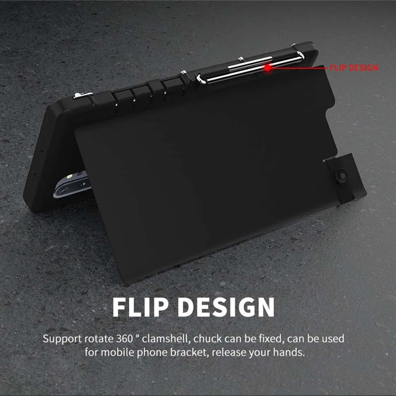 R-JUST роскошный противоударный чехол для samsung Galaxy Note10 Note10Plus 5G флип алюминиевый металлический 360 Защитный Броня чехол для телефона KS0353