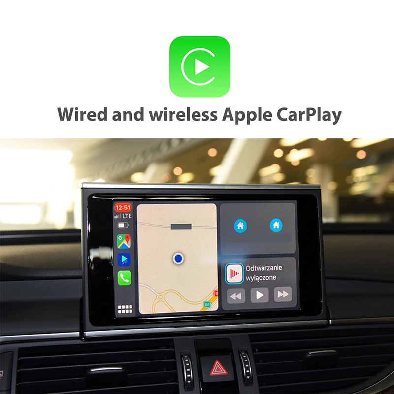 CarPlay интерфейс коробка carplay для AUDI A5/A4 OEM экран обновления MMI система Поддержка
