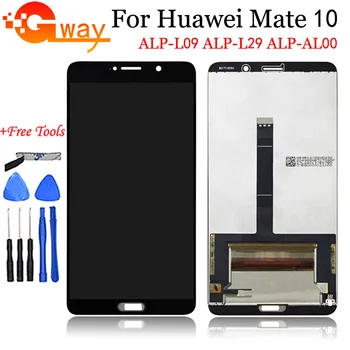 

For Huawei Mate 10 LCD Display+Touch Screen Assembly Replacement 5.9" For Huawei Mate 10 ALP-L09 ALP-L29 ALP-AL00 LCD+Tools
