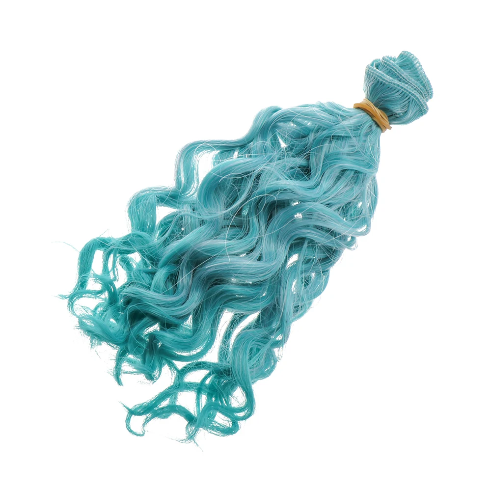 15*100cm 1/6 1/4 1/3 Fashion Mini Tresses High-Temperature Screw Periwig Curly Wigs DIY Doll Hair Toy Toupee Kids Gifts toy wigs doll wigs doll accessories