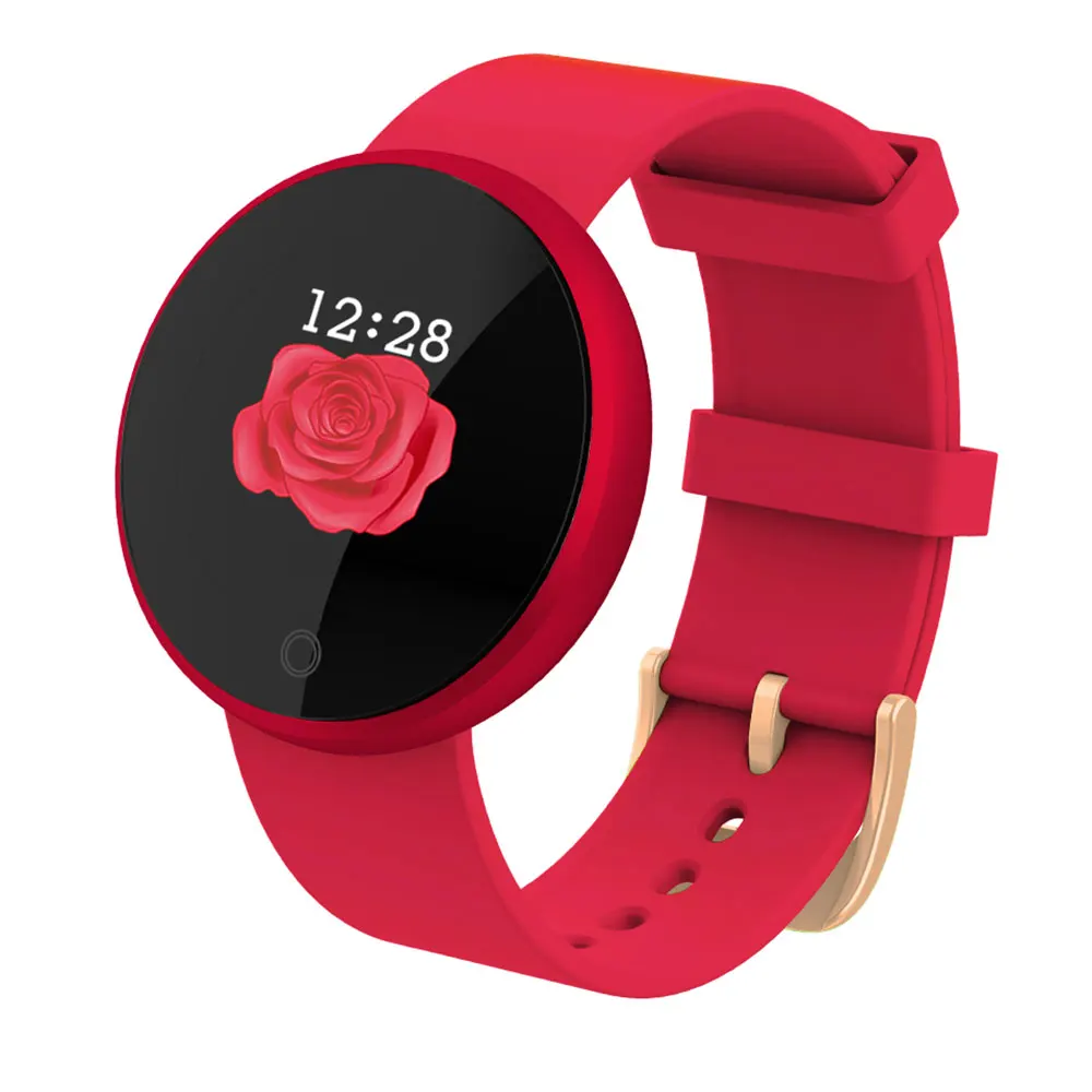 

Smart Watch Women Ip68 Waterproof Wristwatch Female Physiological Reminder Heart Rate Smart Band Bracelet Fitness Tracker Watch