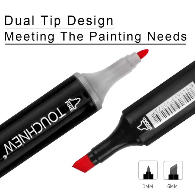 Alcohol Marker Set Double Tip Color Artist Marker Professional for Art Sketching Coloring Books Painting Comics and Design 4