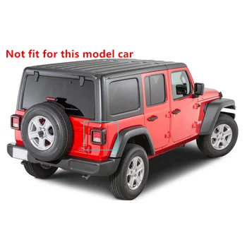 

Set Rear Light Cover Accessories Trunk Chrome Plating ABS Plastic Lamp