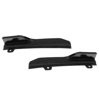 

Car Rear Bumper Skirt Spoiler Lip Wing Carbon Fiber Black Frame For Honda Accord 2018 Exterior Parts Decorations