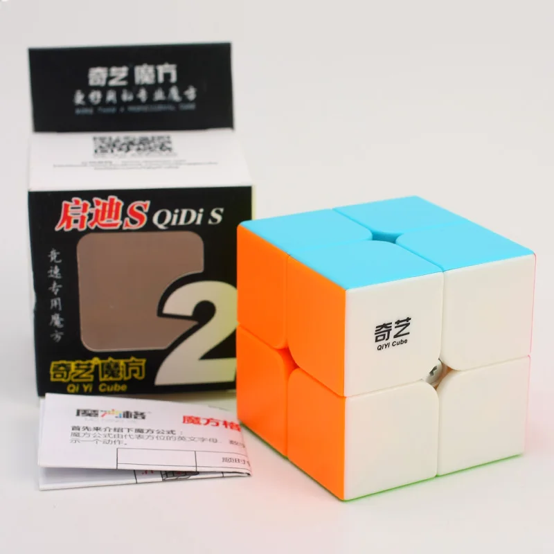 QiYi QiDi S2 2x2 магический куб головоломка для мозга скоростная cubo magico оптовая продажа