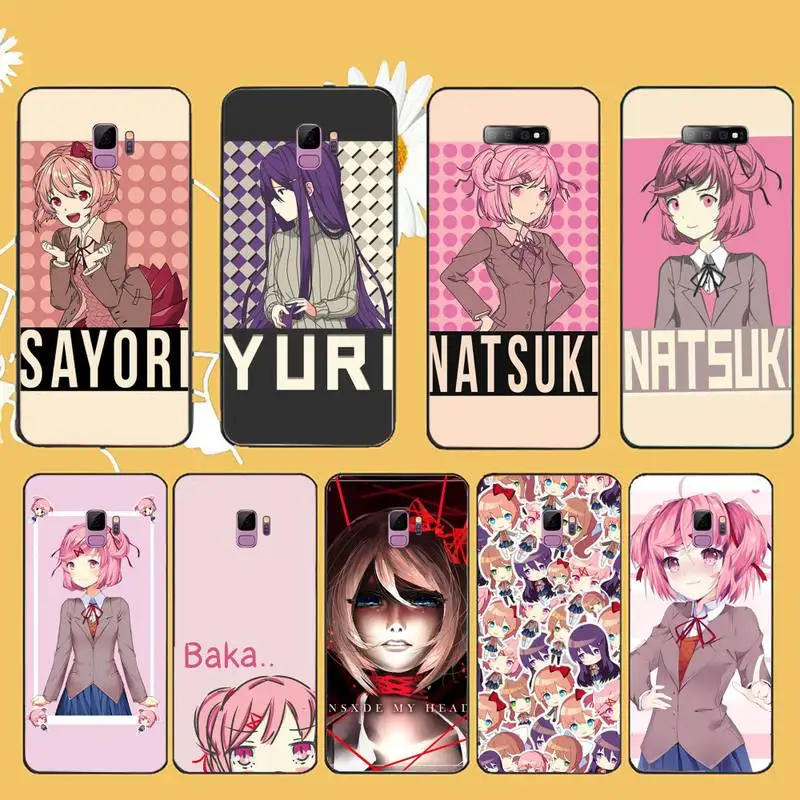 

Doki Doki Literature Club anime Phone Case For Samsung S6 S7 edge S8 S9 S10 e plus A10 A50 A70 note8 J7 2017