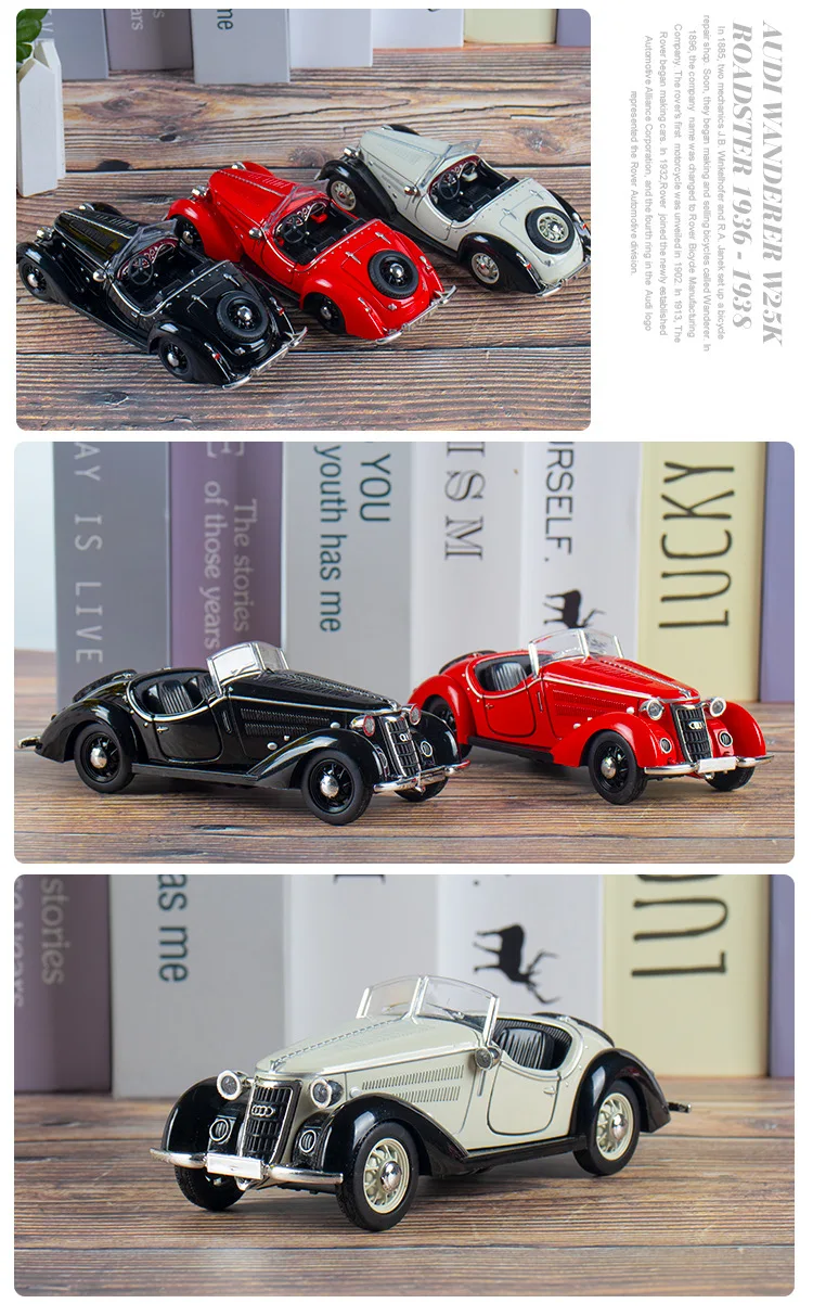 1:32 Audi Wanderer W25K Classic Cars Alloy Car Diecasts Toy