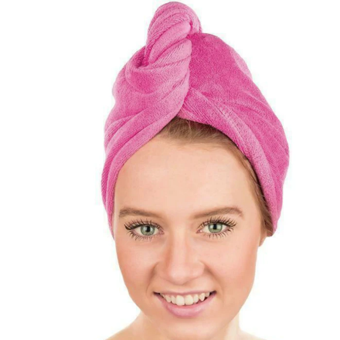 Полотенце для сухих волос, супер впитывающее мягкое быстросохнущее полотенце из микрофибры, полотенце для душа GQ999