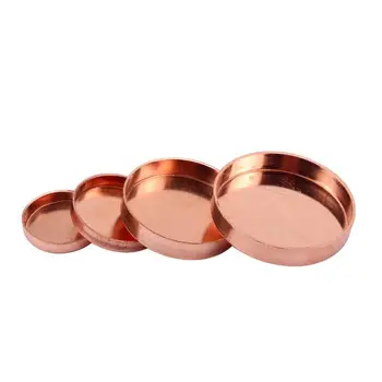 

16mm Red Copper Welding Seal End Cap Thickness 0.8mm Plug Pipe Fitting Connector for Refrigeration