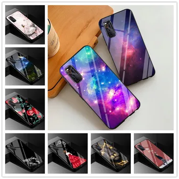 

For vivo iQOO Neo3 5G Case 6.57" Case Tempered Glass Hard Back Cover For vivo iQOO Neo 3 5G Phone Case for iqoo neo3 Fundas Cute
