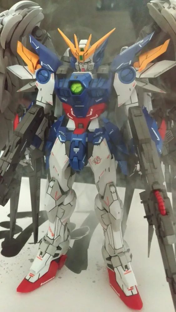 GAOGAO модель 028 Gundam Модель MG 1/100 XXXG-00W0 крыло Истребитель ноль мобильный костюм детские игрушки