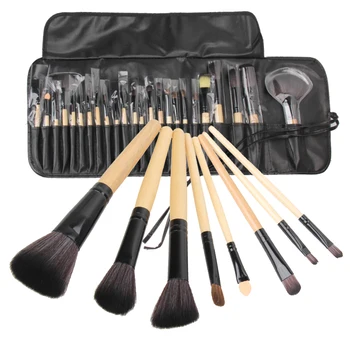 

Pro 24 Pcs Makeup Brushes Cosmetic Tool Eyeshadow Powder Brush Set w/ Case