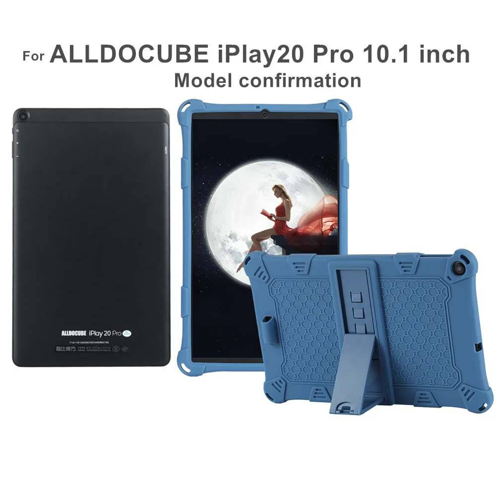 Capa Macia para Alldocube Iplay 20 Pro 10.1 Tablet pc Silicon Stand Estojo Protetor para Iplay20 - Imagem 2