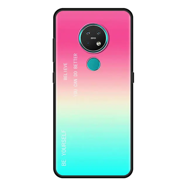 Gradient BE YOURSELF Cell Phone Case for Nokia 5.4 7.2 3.4 5.3 2.3 3.2 8.3 5G 2.4 2.2 4.2 1.3 1.4 C20 G20 X20 Cover Coque B09