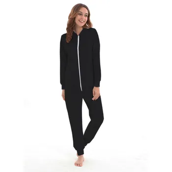 

Jumpsuits Women Bodysuit Body femme Fashion Hooded Long Sleeve Siamese Conjoined Home Service Women Tracksuit Sweatshirt