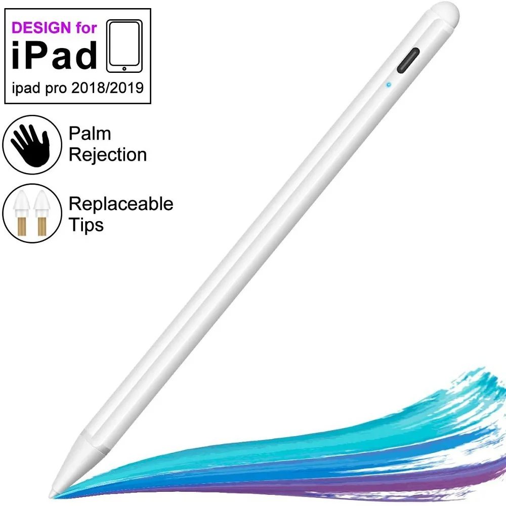 

Стилус-карандаш для Ipad, ручка для планшета Apple Pencil 2 для iPad Pro 11 12,9 2021 2020 2018 2019 6-й 7-й сенсорный стилус