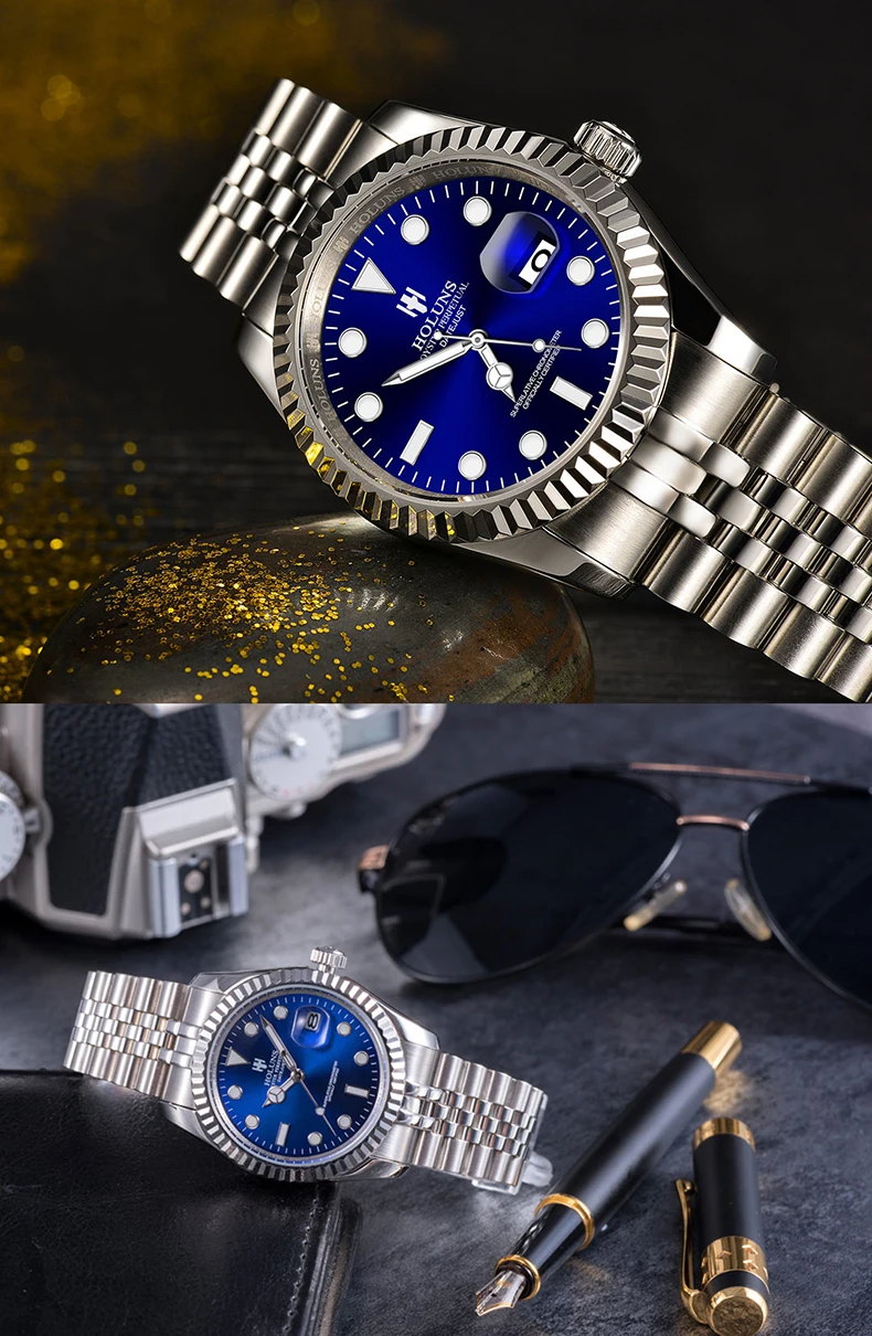 Drop Shipping Top Brand Luxury Mens Quartz Watch Fashion Role Watch Steel Date-Just Classic Male Clock Relogio Masculino