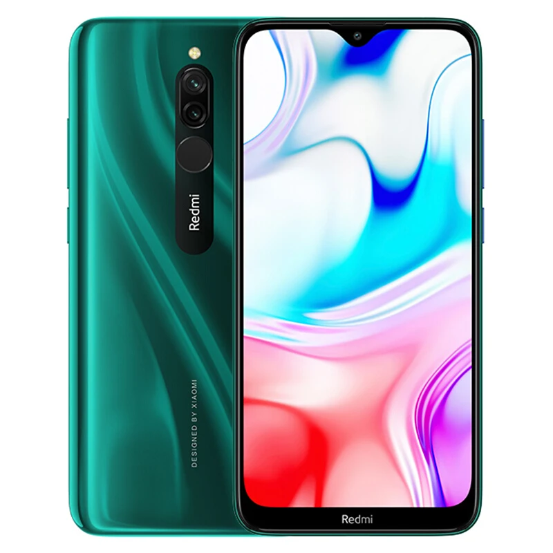 Мобильный телефон Xiaomi Redmi 8 с глобальной прошивкой, 3 Гб ОЗУ, 32 Гб ПЗУ, Восьмиядерный процессор Snapdragon 439, двойная камера 12 Мп, аккумулятор 6,2" 5000 мАч - Цвет: Green