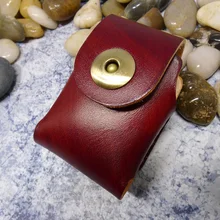 Кожаный чехол Zippo на ремне ручной работы Zippo светильник сумка Zippo поясная сумка из воловьей кожи Zippo поясная сумка для мужчин и женщин FD2-ZP