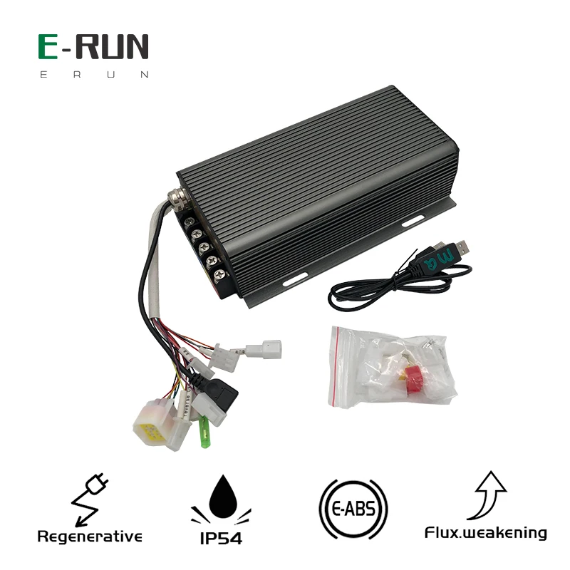 US $222.80 Sinusoidal Wave 48V72V Programmable SVMC7280 Sabvoton QS Motor Scooter Controller With N2 Niu Display