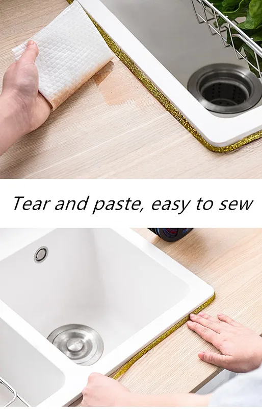 1-6M Self Adhesive Tape Waterproof Beautiful Joint Floor Seam Line Sticker Background Wall Ceiling Edge Corner Seal Home Decor