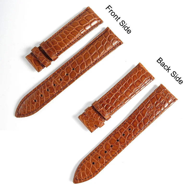 High-end Crocodile Genuine Leather Watch Strap Band 16mm 17mm 18mm 19mm 20mm 21mm 22mm 23mm 24mm Watch Accessories Watchband