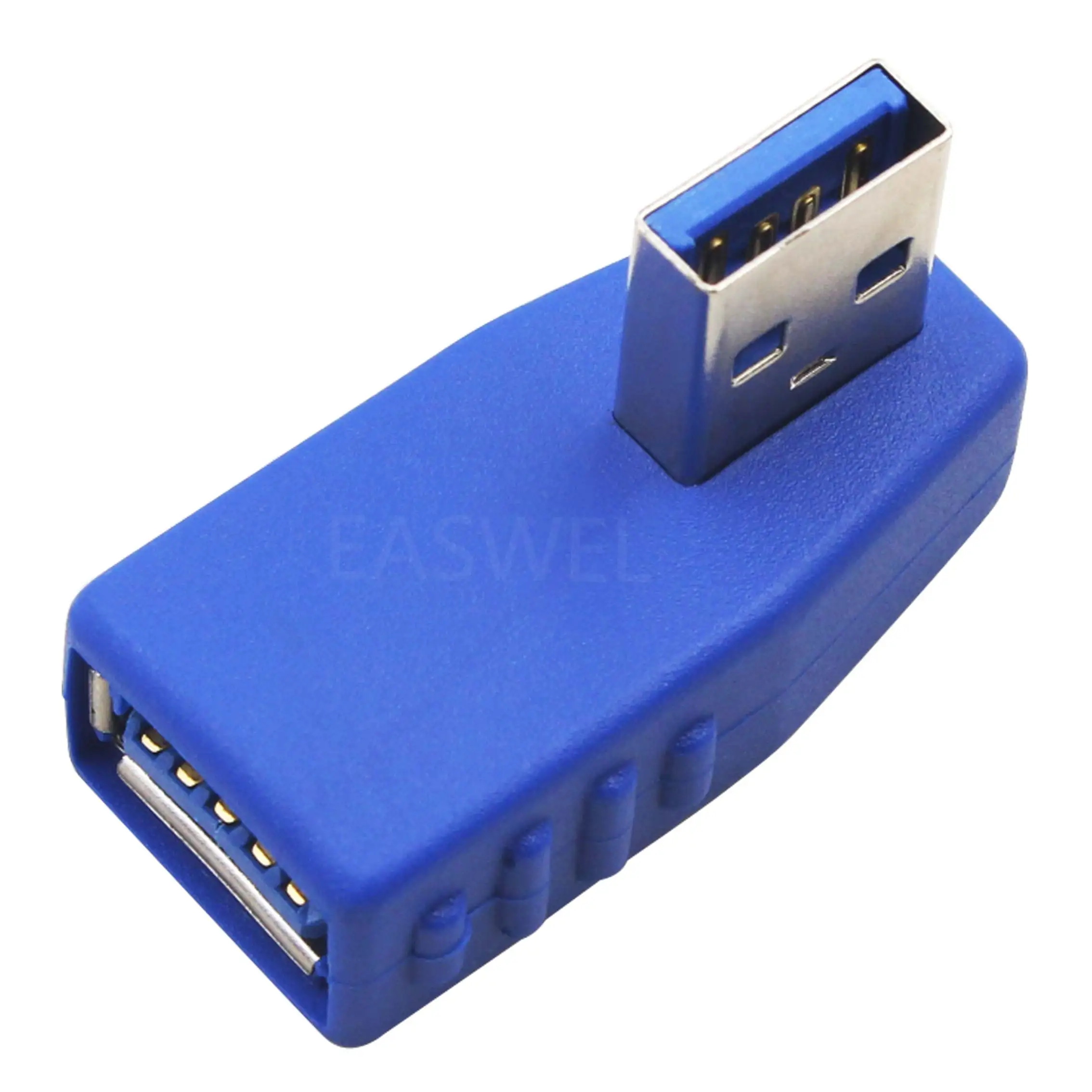 50 шт. 90 градусов левый угол USB 3,0 тип A мужчин и женщин Удлинительный Кабель-адаптер