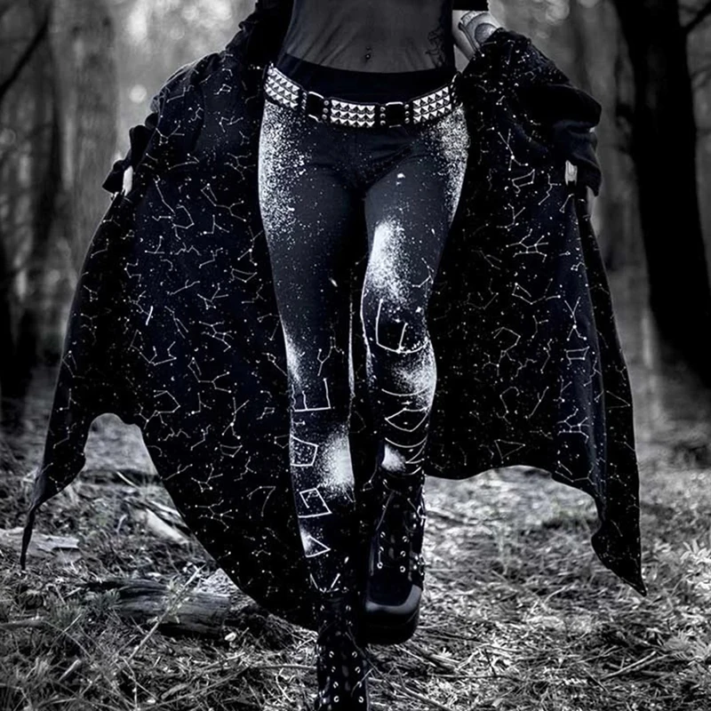 Sfit Fashion Print Unique Fitness Woman's Yoga Pants High Waist Slim Leggings Push Up Gym Wear Sexy Slim Leggins  slim Pants